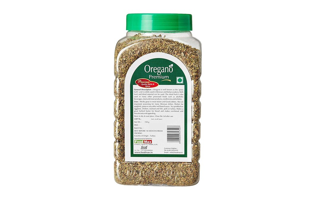 NatureSmith Oregano Premium    Plastic Jar  150 grams